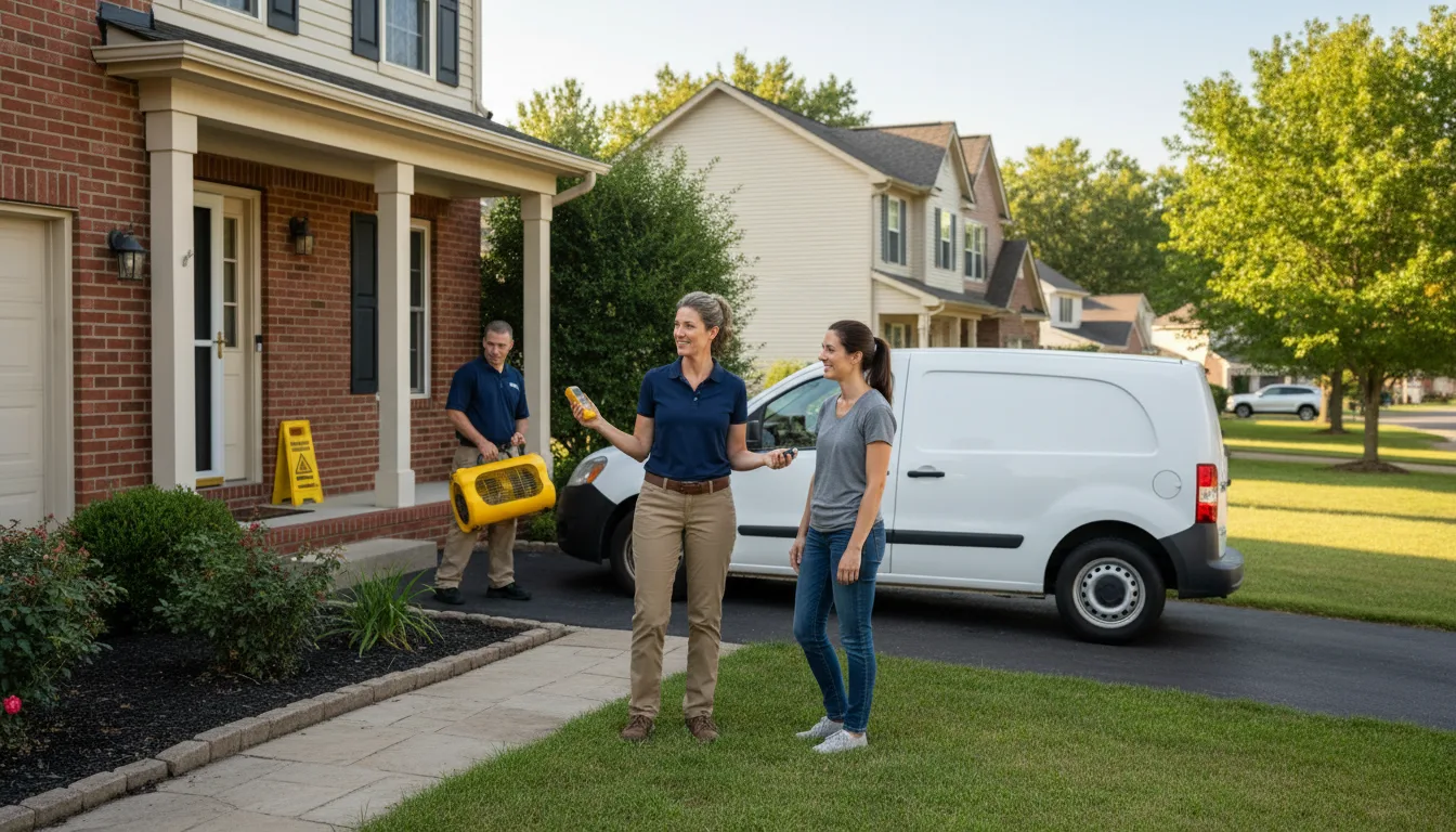 Water restoration image for Home Water Damage Repair in Bradford, IA